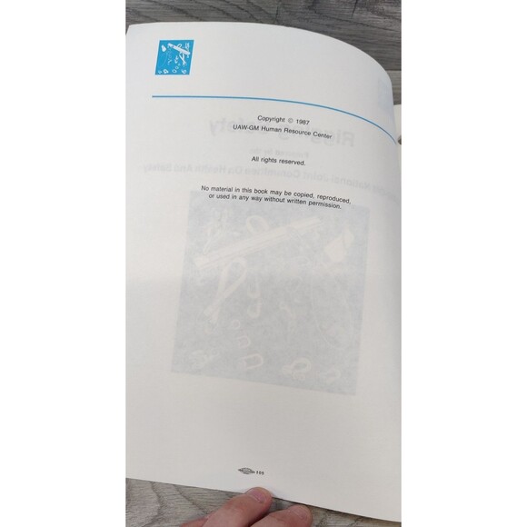 Rigging Safety: Joint Health and Safety Training, 1987, UAW GM-General Motors - Picture 6 of 9